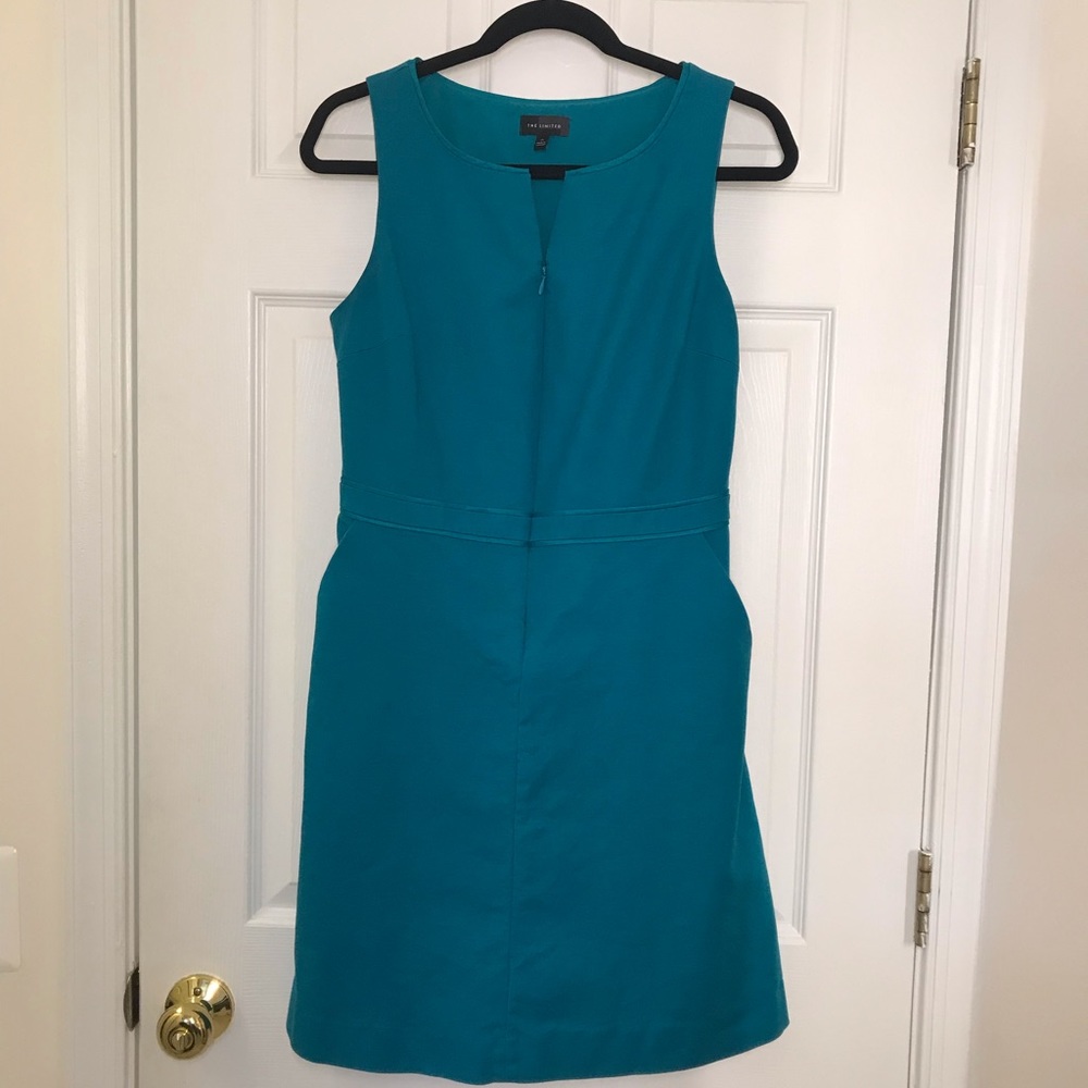 The Limited zip front sheath dress